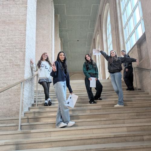 Schüler in der Pinakothek