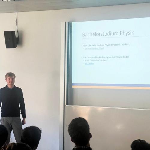 Vortrag am MINT-Nachmittag