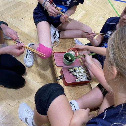 Volleyballmannschaft Unterstufe