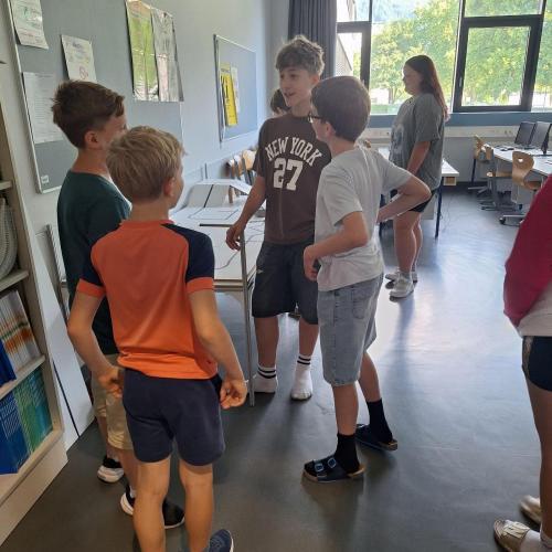 Besuch aus der Volksschule