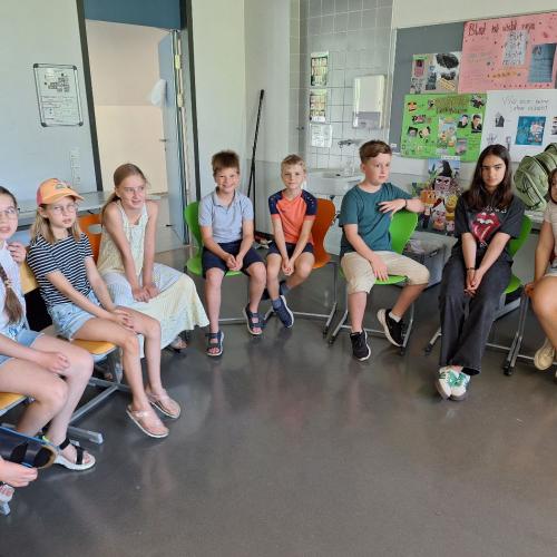 Besuch aus der Volksschule