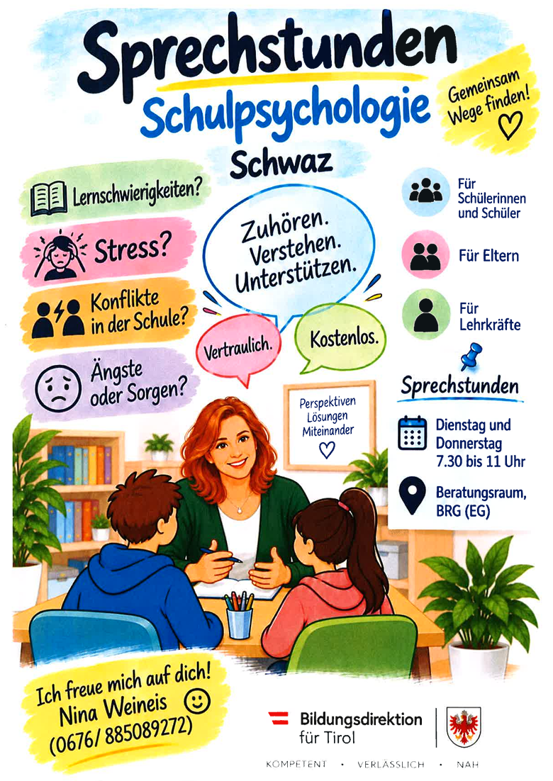 Plakat Schulpsychologie